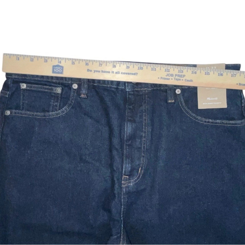 Madewell "The 90's Straight Jean" NWT sz. 32 - Picture 7 of 13